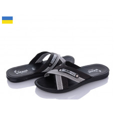 Шлепанцы Malibu TRK 007 grey-black new