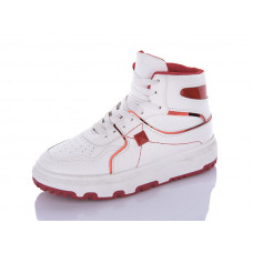 Кроссовки No Brand PK72 white-red