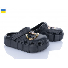 Кроксы Roks 152-9018 чорний