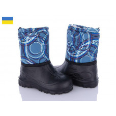 Сапоги Demur СПП Смужки сірий-чорний-2025