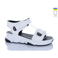 Босоножки Garti 0150 білий шкіра