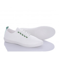 Кеды Violeta 20-970 white-green