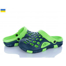 Кроксы Vladimir Cross 308 синій-зелений